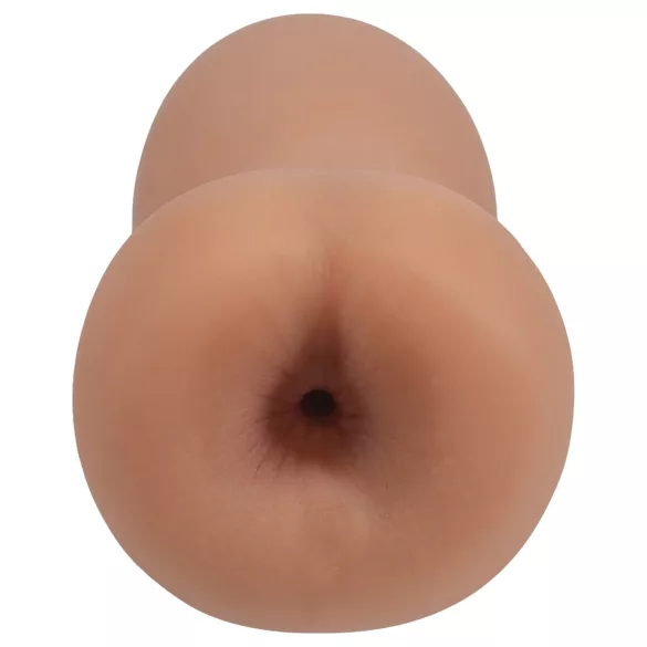 XKIN - realistični masturbator v obliki zadnjice - M (temna naravna barva)