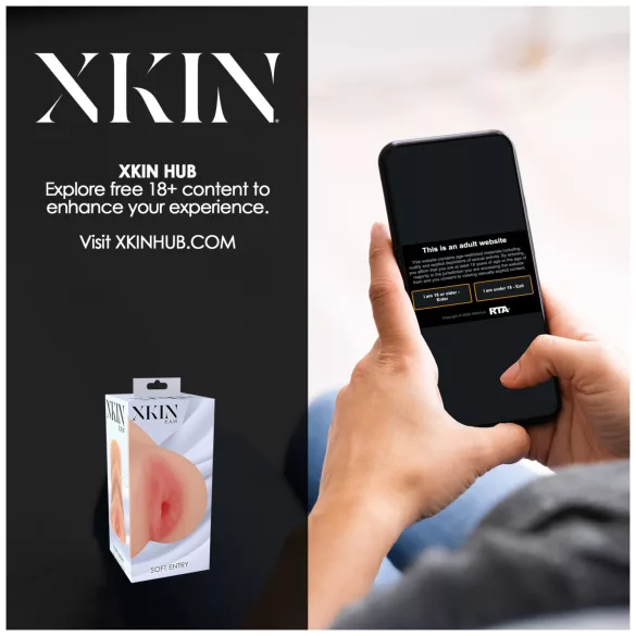XKIN - realistična umetna vagina masturbator - M (naravna)