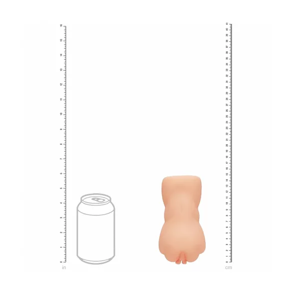 XKIN Sweet Delilah - realistična umetna vagina masturbator (naravna)