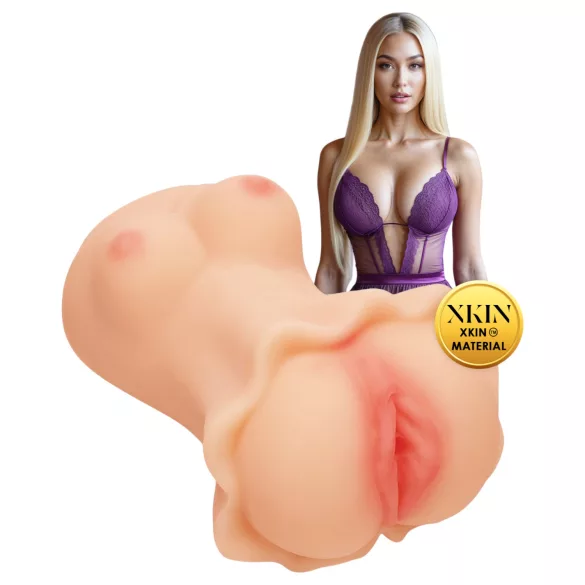 XKIN Enchantment Elise - realistična umetna vagina masturbator (naravna)