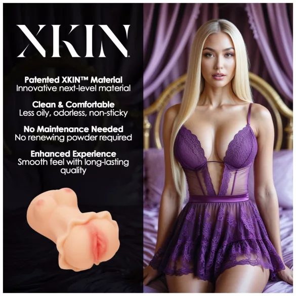 XKIN Enchantment Elise - realistična umetna vagina masturbator (naravna)