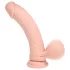 RealRock - realistični vibrator z dvojno gostoto (barva kože) - 20 cm