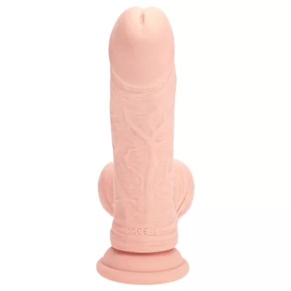 RealRock - realistični vibrator z dvojno gostoto (barva kože) - 20 cm