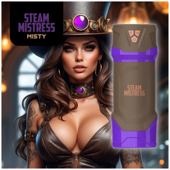 Masturs Misty - moški masturbator s sesanjem in vibracijami - vijoličen