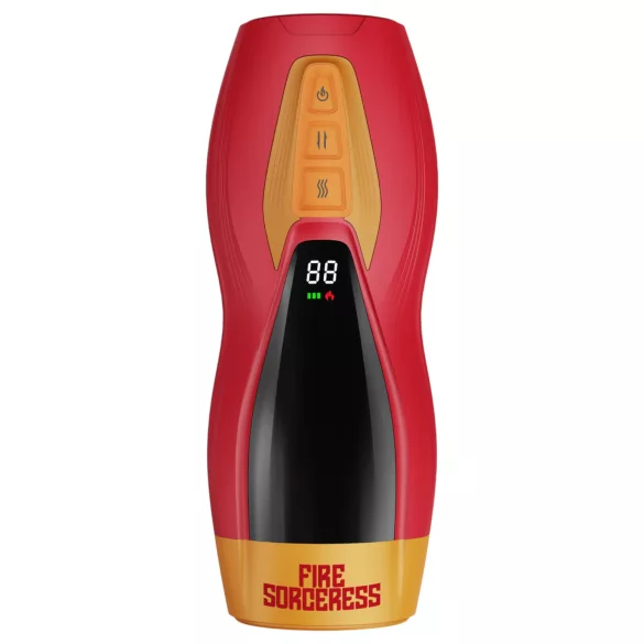 Masturs Solara - moški masturbator - segrevanje, premik gor-dol - rdeč