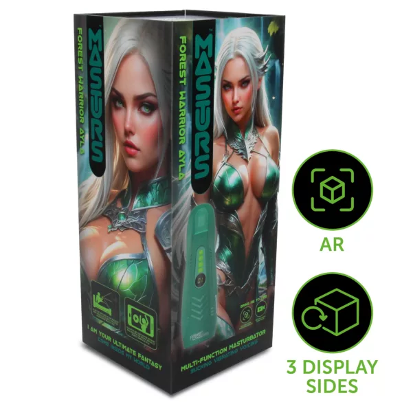 Masturs Ayla - masturbator s sesanjem in vibracijo - glasovna funkcija - zelen