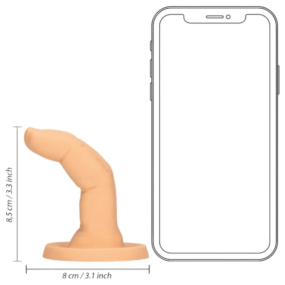 S-Line - dvojni dildo - realističen - kožna barva