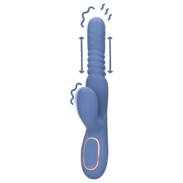 Loveline - vibratorski stimulator s segrevanjem - modra