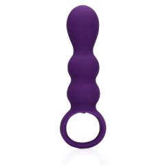   Loveline - Sferični analni vibrator z možnostjo polnjenja (vijolična)
