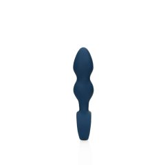   Loveline - analni dildo z obročem za oprijem - srednji (modri)