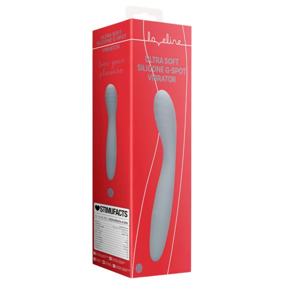 Loveline - vibrator za G-točko - polnjenje prek USB - siva