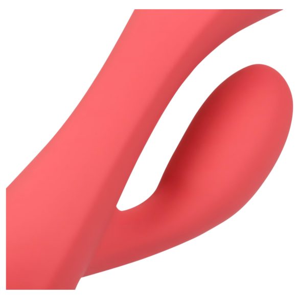 Loveline - vibrator z ročajem za klitoris - vodoodporen, akumulatorski - roza