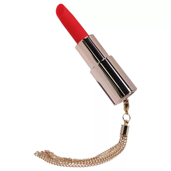 Loveline Angel - vibrator v obliki šminke s 4 nastavki (rožnate barve)