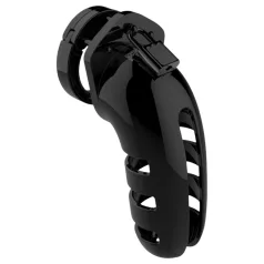 ManCage Model 06 - kletka za penis za moške (črna) - 14 cm
