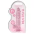 RealRock - realistični dildo - roza - 17 cm