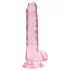 RealRock - realistični dildo - roza - 17 cm