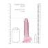 RealRock - realistični dildo - roza - 17 cm
