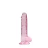 RealRock - realistični dildo - roza - 17 cm