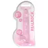 RealRock - realistični dildo - prozoren roza - 19 cm