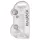 RealRock - realistični dildo - prozoren - 19 cm