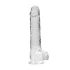 RealRock - prozoren realistični dildo - 22 cm