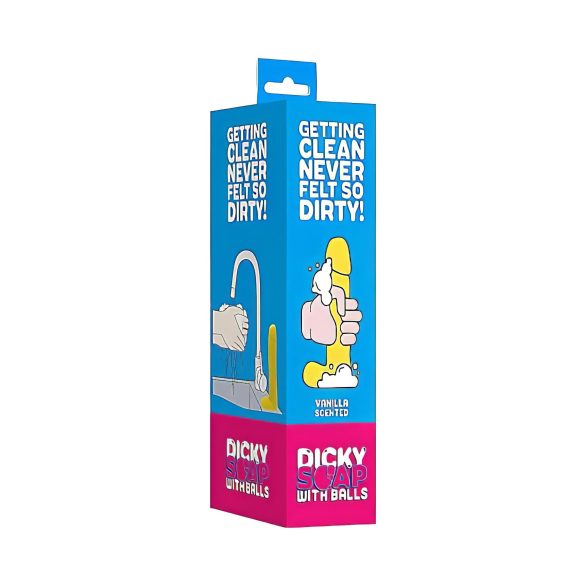 Dicky - mila v obliki penisa z modi - vanilija - 210g