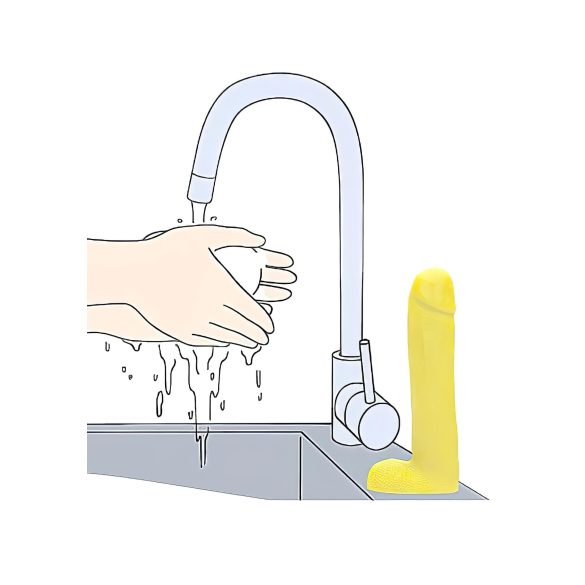 Dicky - mila v obliki penisa z modi - vanilija - 210g