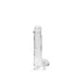 RealRock - prozoren realistični dildo - 15 cm