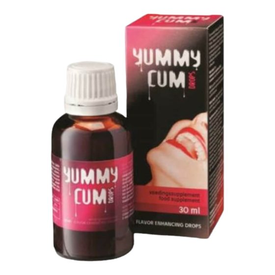 Yummy Cum Drops - prehransko dopolnilo kapljice za moške (30ml)