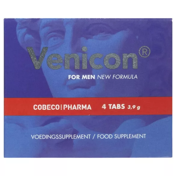 Venicon - kapsule za erekcijo za moške - prehransko dopolnilo - 4 kapsule