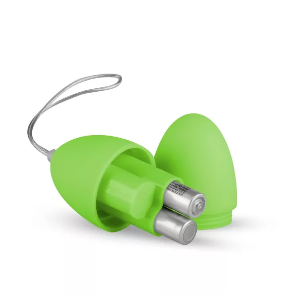 Easytoys - 7-ritmično vibracijsko jajce z daljinskim (zeleno)