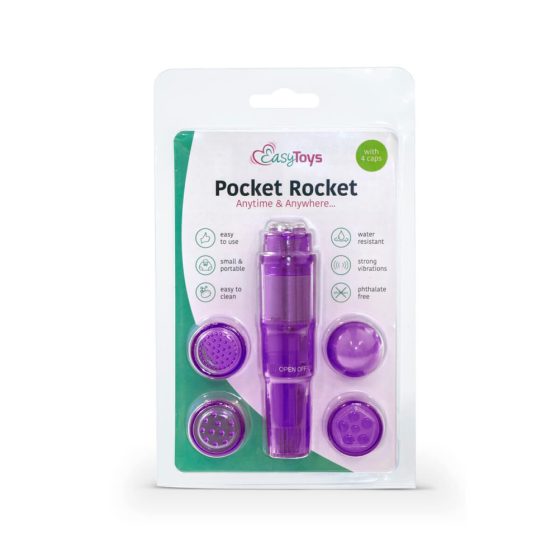 Easytoys Pocket Rocket - komplet vibratorjev - vijolična (5 kosov)
