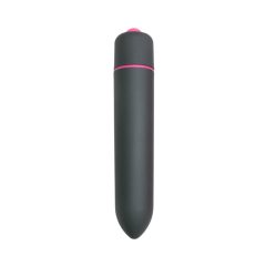 Easytoys Bullet - vodoodporen vibrator s palico (črn)