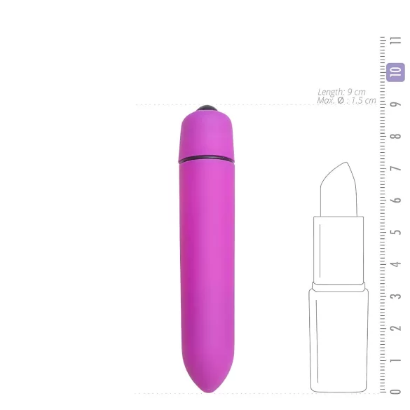 Easytoys - mini vibrator - vodoodporen - vijoličen