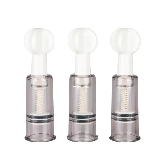 Easytoys - vakuumska črpalka za bradavičke in klitoris - set 3 kos