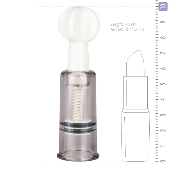 Easytoys - vakuumska črpalka za bradavičke in klitoris - set 3 kos