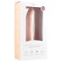 Easytoys - dildo s priseskom - silikon - 21 cm - naravna barva