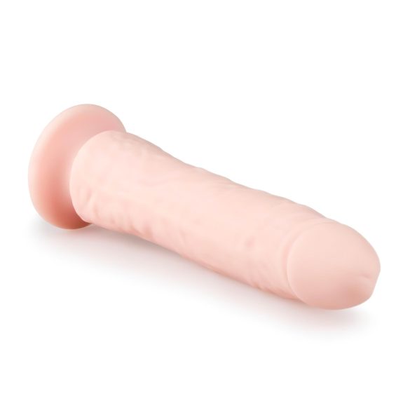 Easytoys - dildo s priseskom - silikon - 21 cm - naravna barva