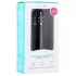 Easytoys - vibrator v obliki palice - diamantni vzorec - črna