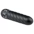 Easytoys - vibrator v obliki palice - diamantni vzorec - črna