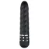 Easytoys - vibrator v obliki palice - diamantni vzorec - črna