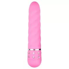 Easytoys Diamond - vibrator v obliki spirale - roza