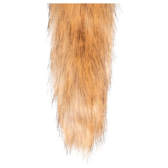 Easytoys Fox NO1 - analni čep iz kovine z lisičjim repom - zlato-rdeč