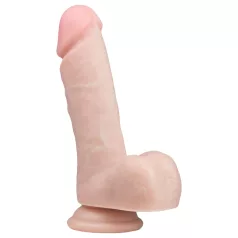   Easytoys - realistični dildo s modom in priseskom - 17,5 cm - naravna barva