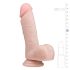 Easytoys - realistični dildo s modom in priseskom - 17,5 cm - naravna barva