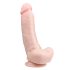 Easytoys - dildo s modom - prisesek - 20 cm - naravna barva