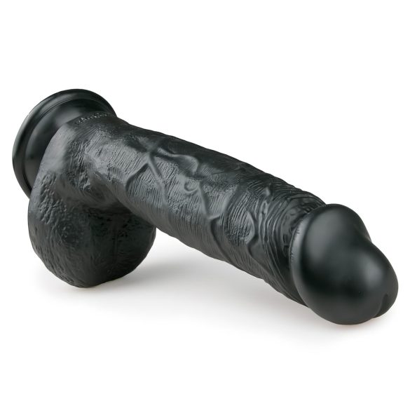 Easytoys - dildo s priseskom in modami - 22,5 cm - črn