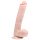 Easytoys - dildo z modom in modom - sesalec - 26,5 cm - naravna barva