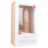 Easytoys - dildo z modom in modom - sesalec - 26,5 cm - naravna barva