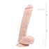 Easytoys - dildo z modom in modom - sesalec - 26,5 cm - naravna barva